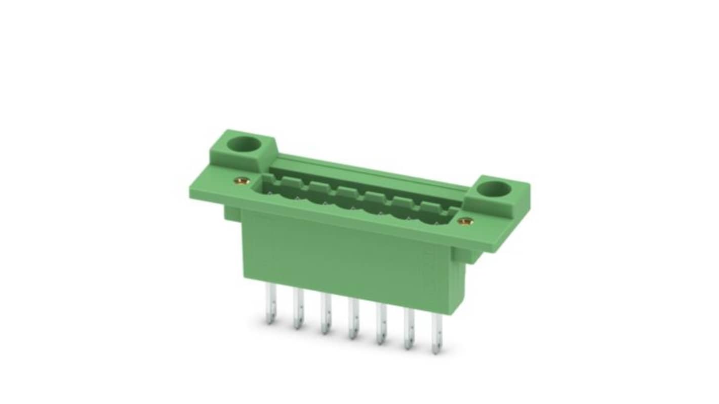 Phoenix Contact, 5.08mm Pitch, 5/..-GF, DFK-MSTB 2, 7 Way, , Pluggable Terminal Block, Feed Through Header, Threaded