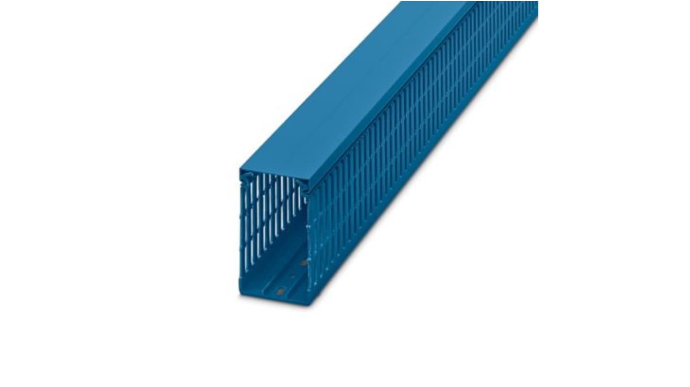 Phoenix Contact CD Blue Cable Trunking - Open Slot, W60 mm x D100mm, L0.002m, PVC