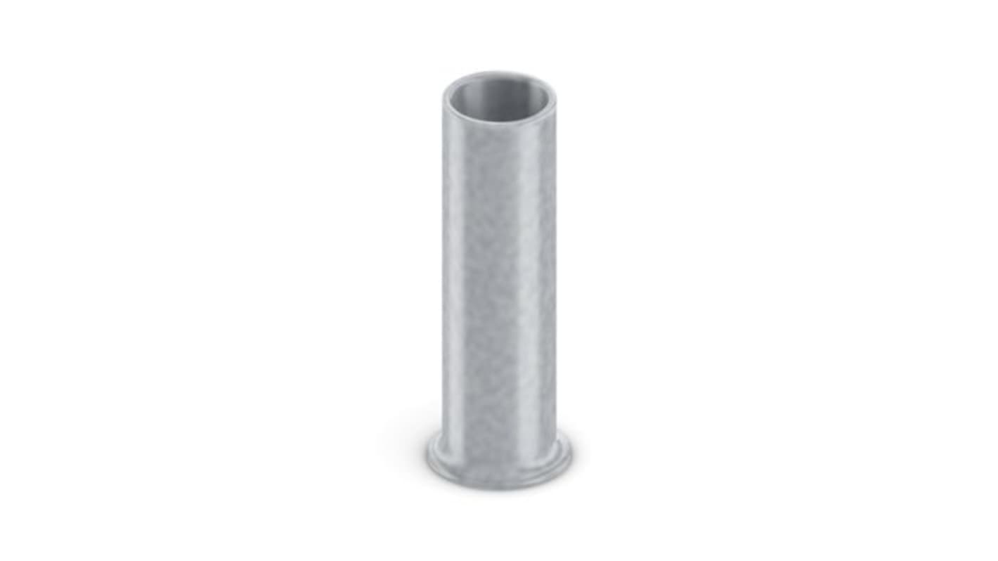 Phoenix Contact, A 4-10 Bootlace Ferrule, 10mm Pin Length, 2.8mm Pin Diameter, Silver