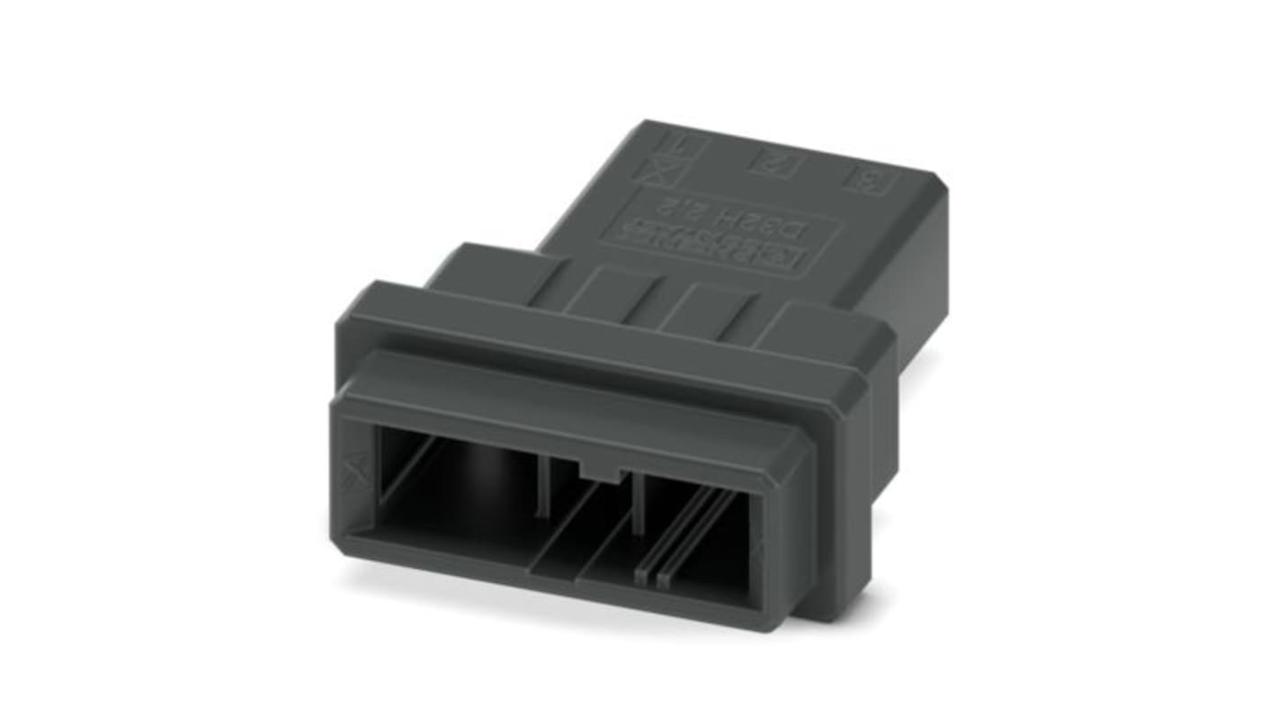 Phoenix Contact, 5.08mm Pitch, 2/..-FH, D32H 2, 3 Way, , Pluggable Terminal Block, Plug, PCB Mount, Crimp Termination,