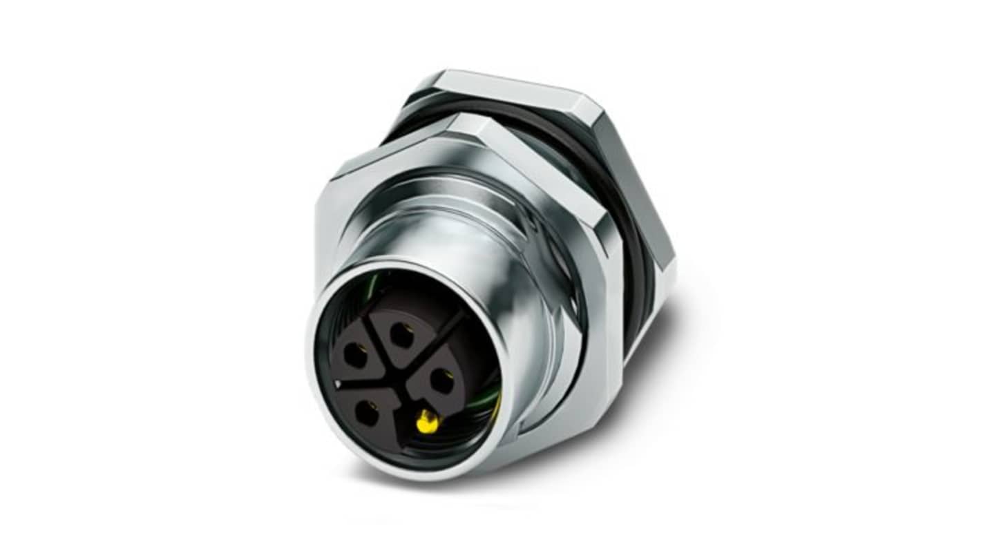 Phoenix Contact Circular Connector, 5 Contacts, Plug-In, M12 Connector, Socket, Female, IP65, IP67, SACC Series