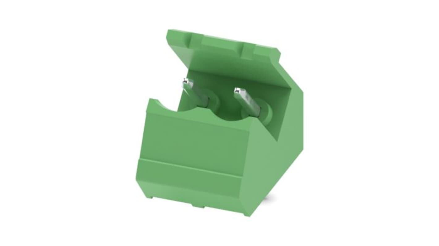 Phoenix Contact SMSTB Series Straight Wave Soldering PCB Header, 2 Contact(s), 5.08mm Pitch, 1 Row(s), Shrouded