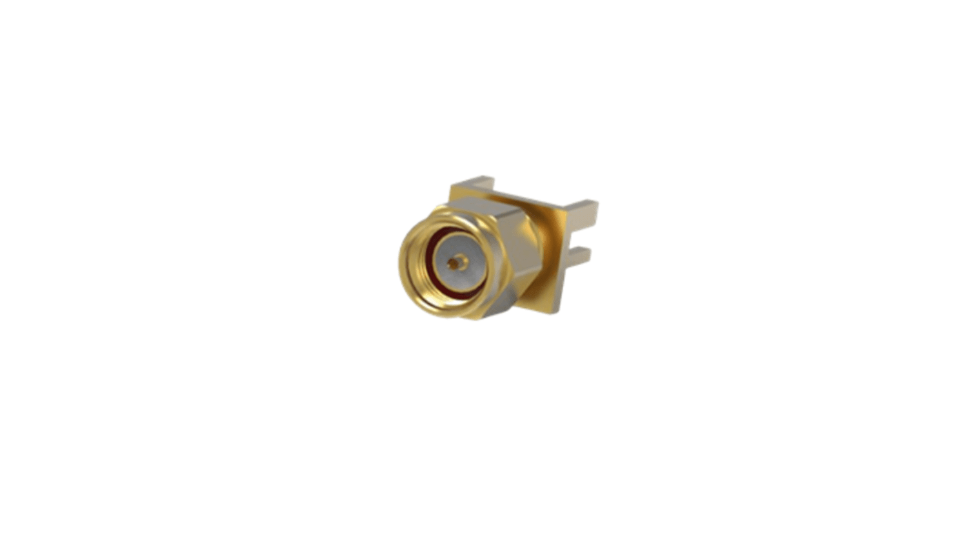 Wurth Elektronik WR-SMA Series, Jack End Launch SMA Connector, 50Ω, PCB Termination, Straight Body