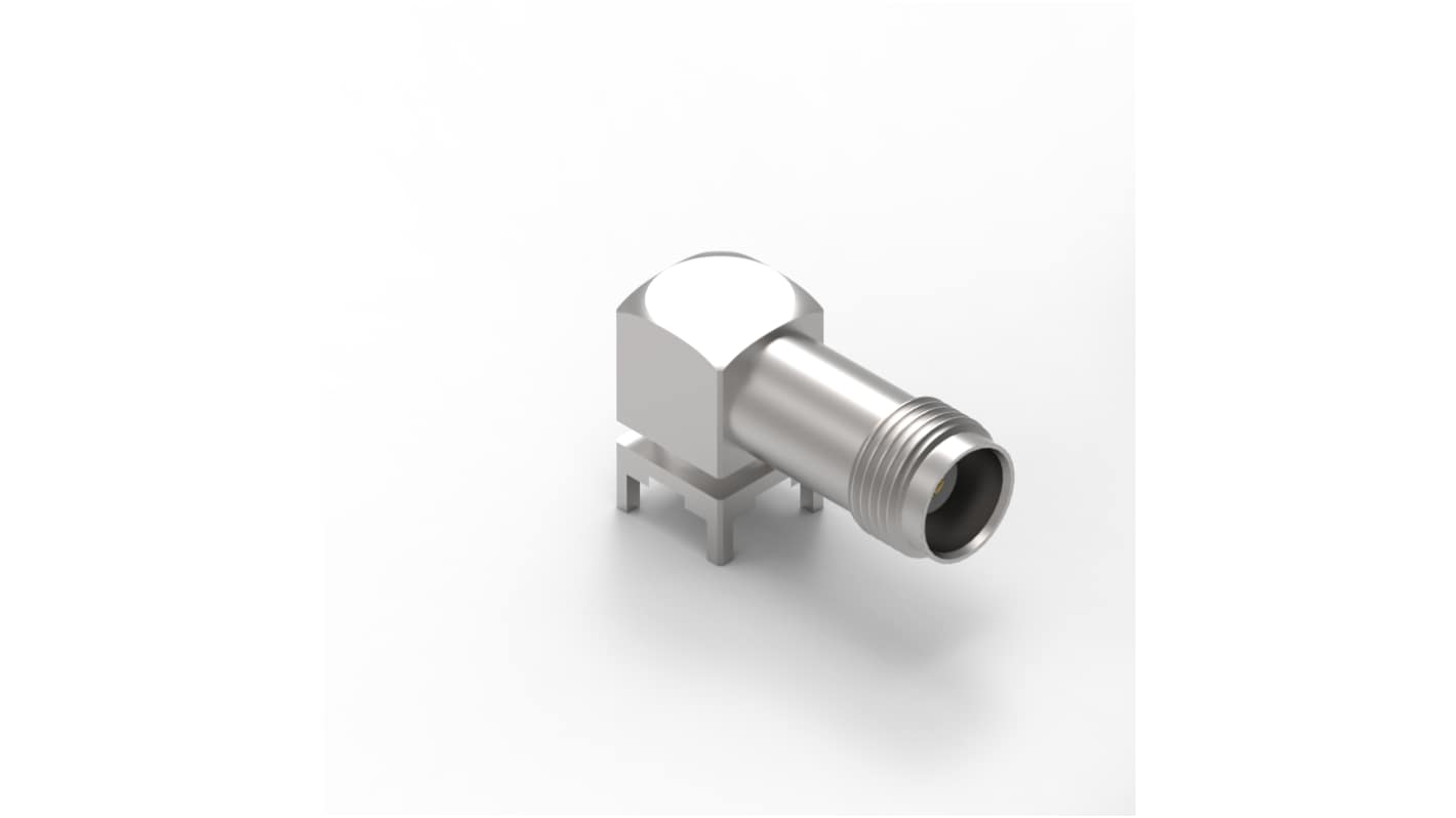 Wurth Elektronik WR-TNC Series, Jack Through Hole TNC Connector, 50Ω, PCB Termination, Right Angle Body