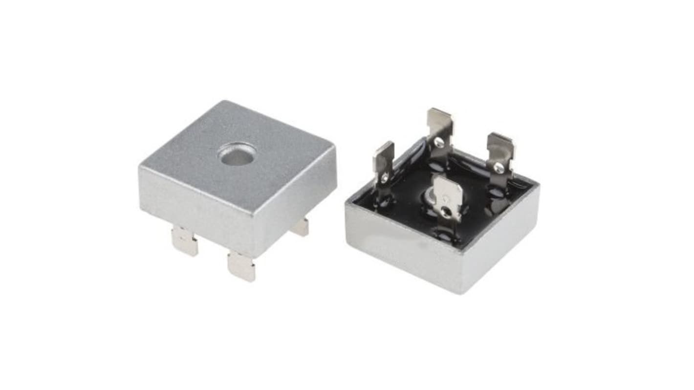 HY Electronic Corp Bridge Rectifier, 50A, 100V, 4-Pin
