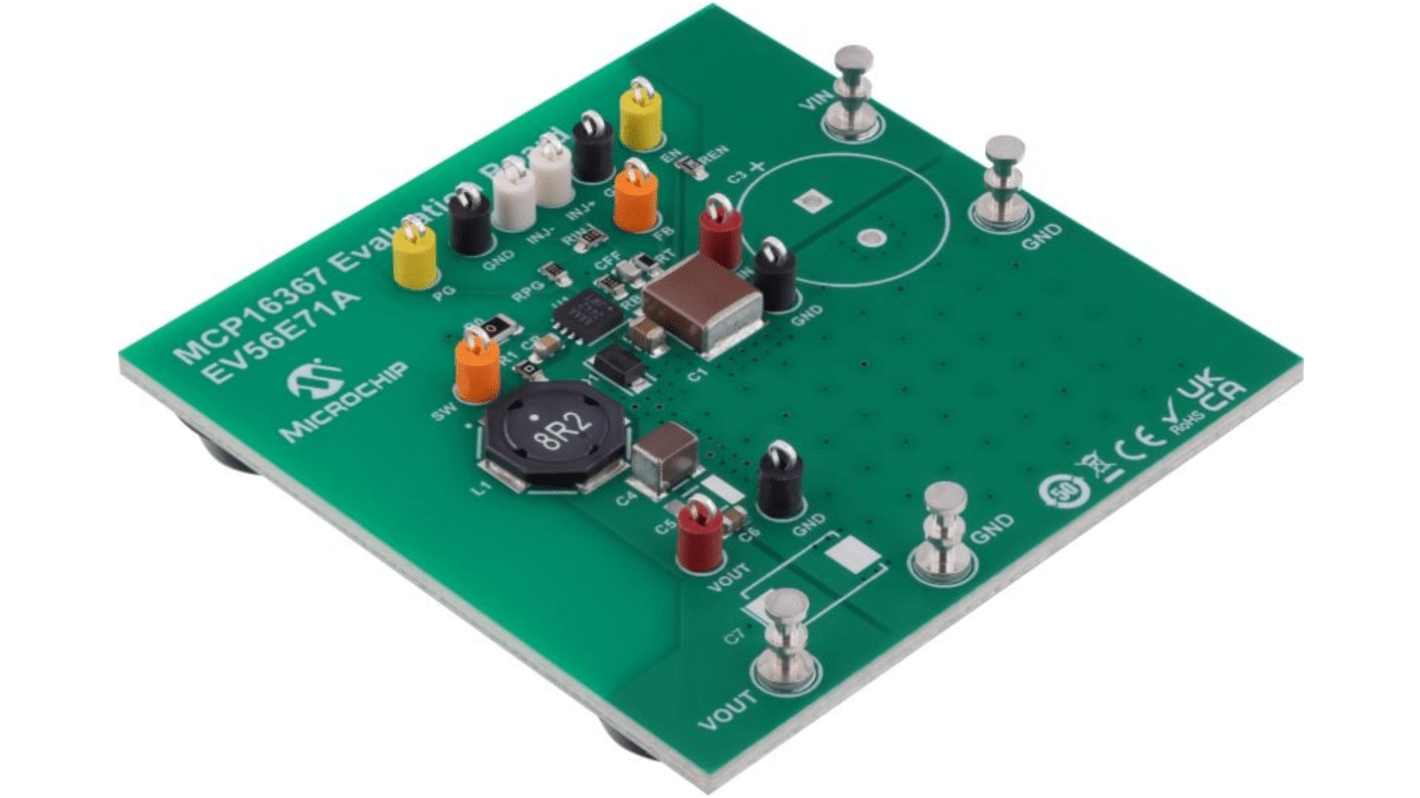 マイクロチップ,  電源,モーター / ロボティクス開発ツール, 評価ボード, ステップダウンコンバータ, DC-DC変換 用, EV56E71A