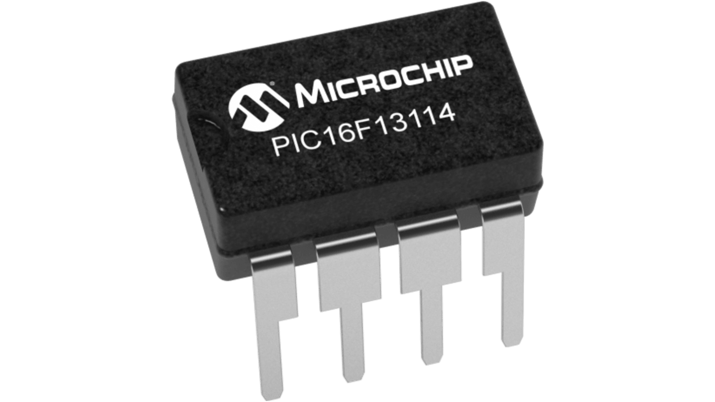 Microcontrollore Microchip, PIC16F, PDIP, PIC16, 8 Pin, Montaggio superficiale, 8bit, 32MHz