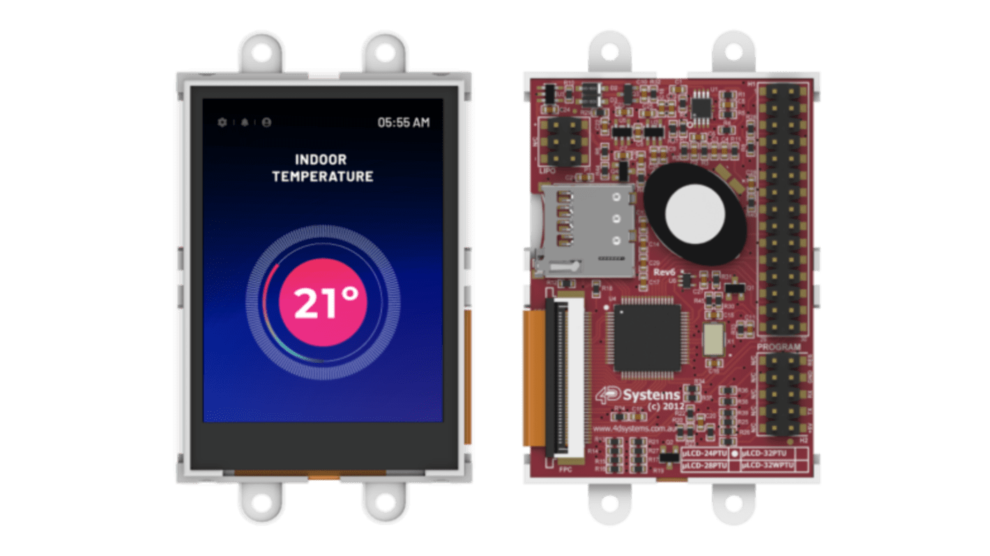 4D Systems uLCD-24PTU TFT TFT LCD Display / Touch Screen, 2.4in VGA, 240 X 320pixels