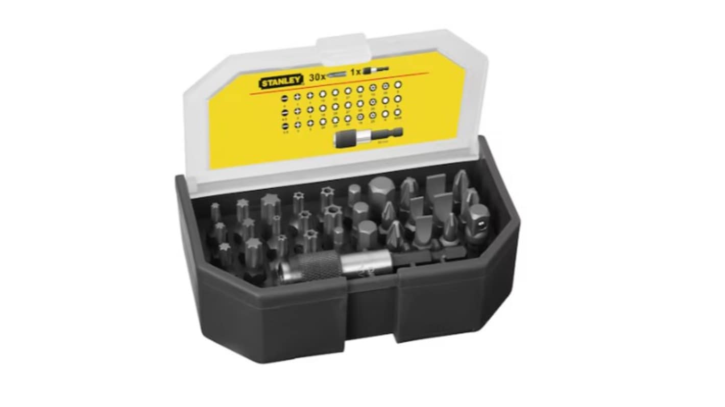 DeWALT Bit 31 Pieces, Flat, Hex, Phillips, Pozidriv, Square, Tampered Torx, Torx