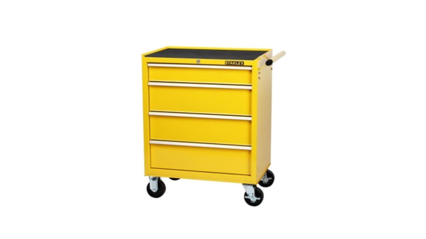 Stanley 4 Drawer Metal Wheeled Tool Cabinet