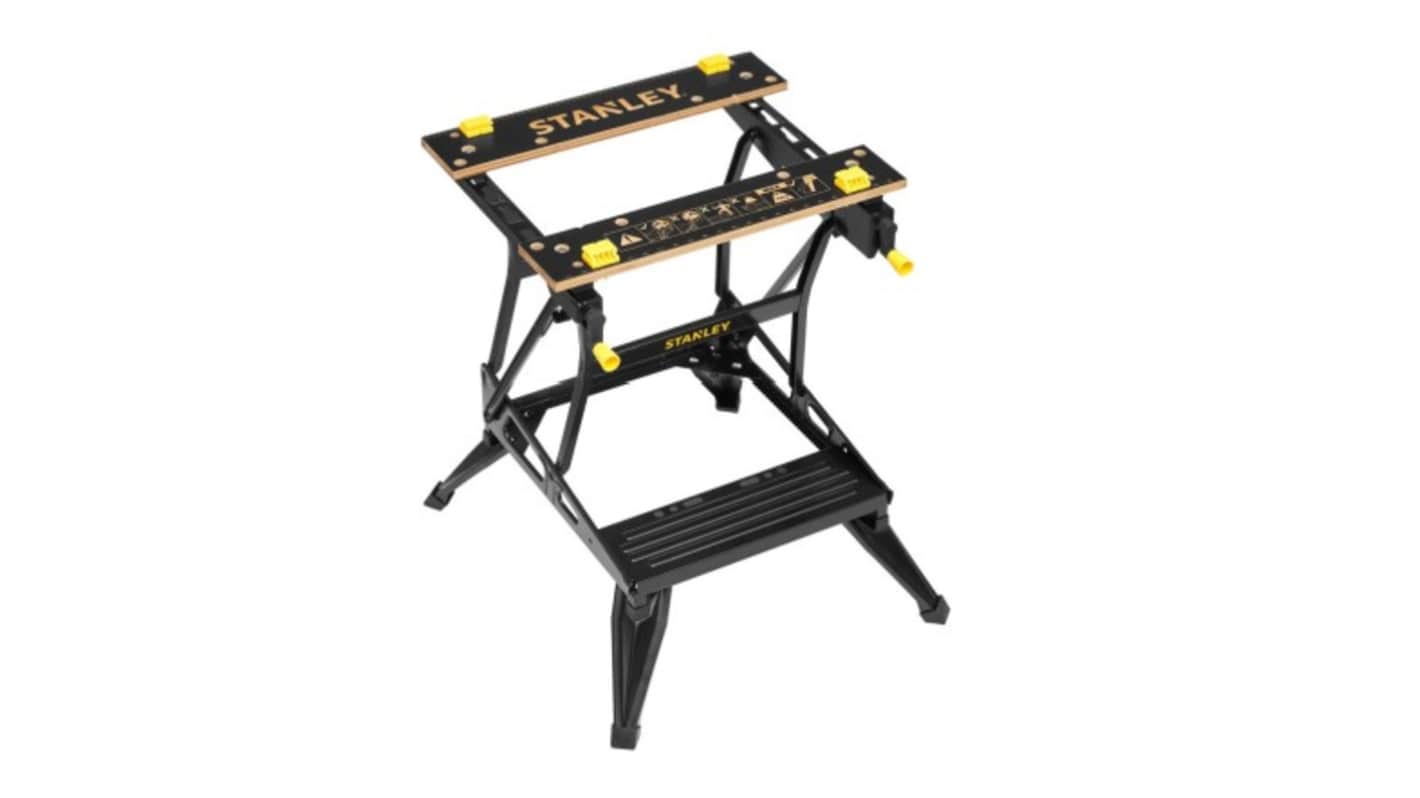 DeWALT 便携式工作台和副手, 钢制 长50cm x 宽775cm x 高505cm, 最大负载250kg, STST83400-1