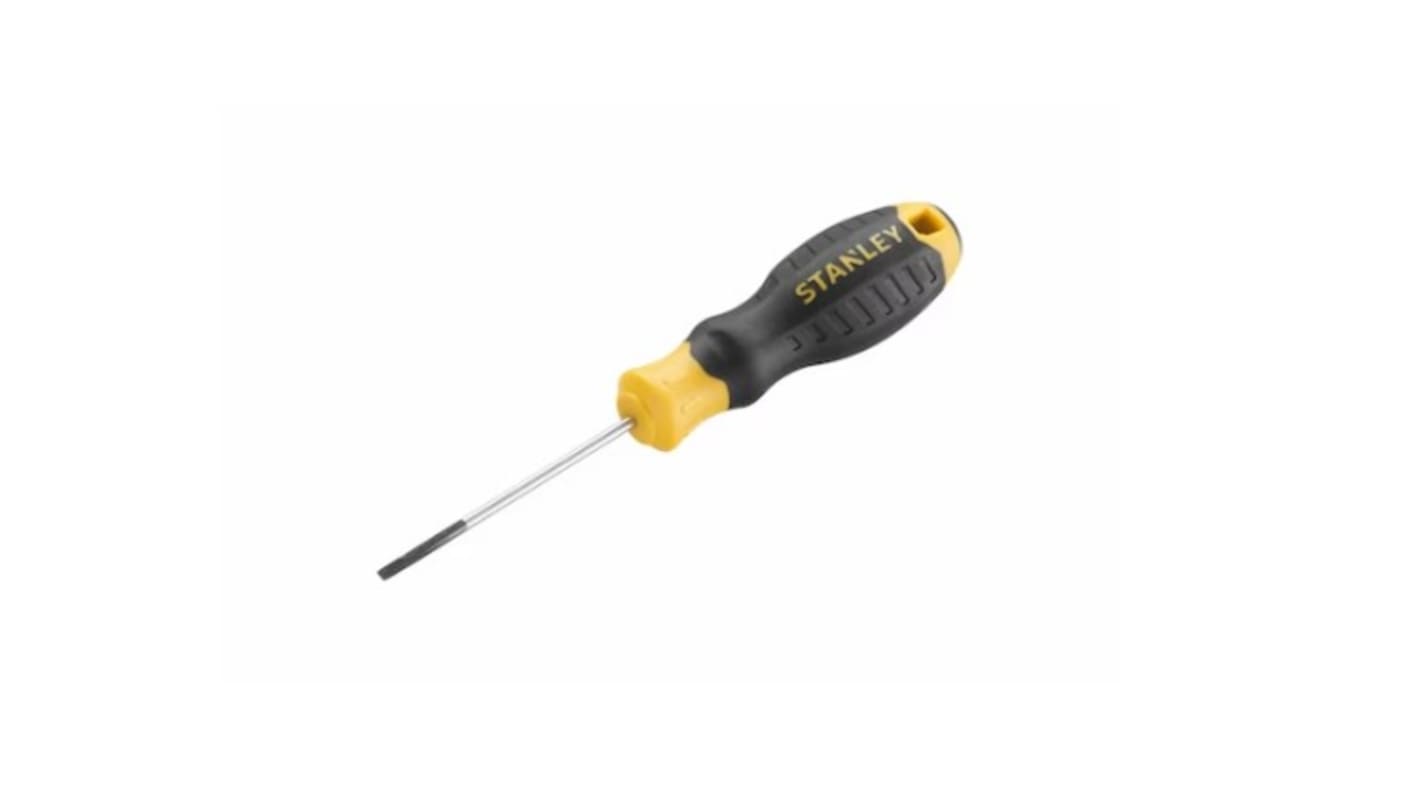 Stanley Slotted Insulated Screwdriver, 2.5 mm Tip, 60 mm Blade, 210 mm Overall