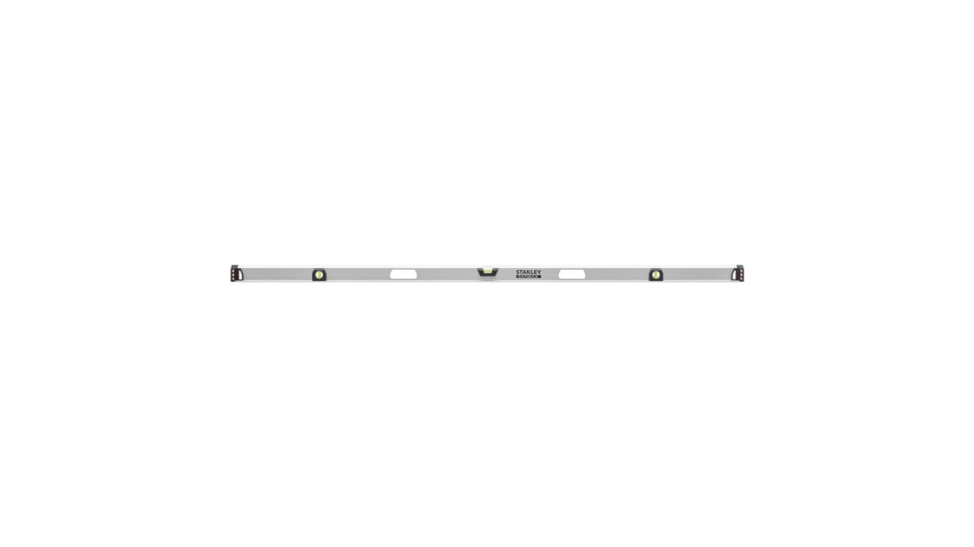 Stanley I-Beam 气泡水平仪, 0.5精度, 磁性, 3个玻璃管, 铝框架