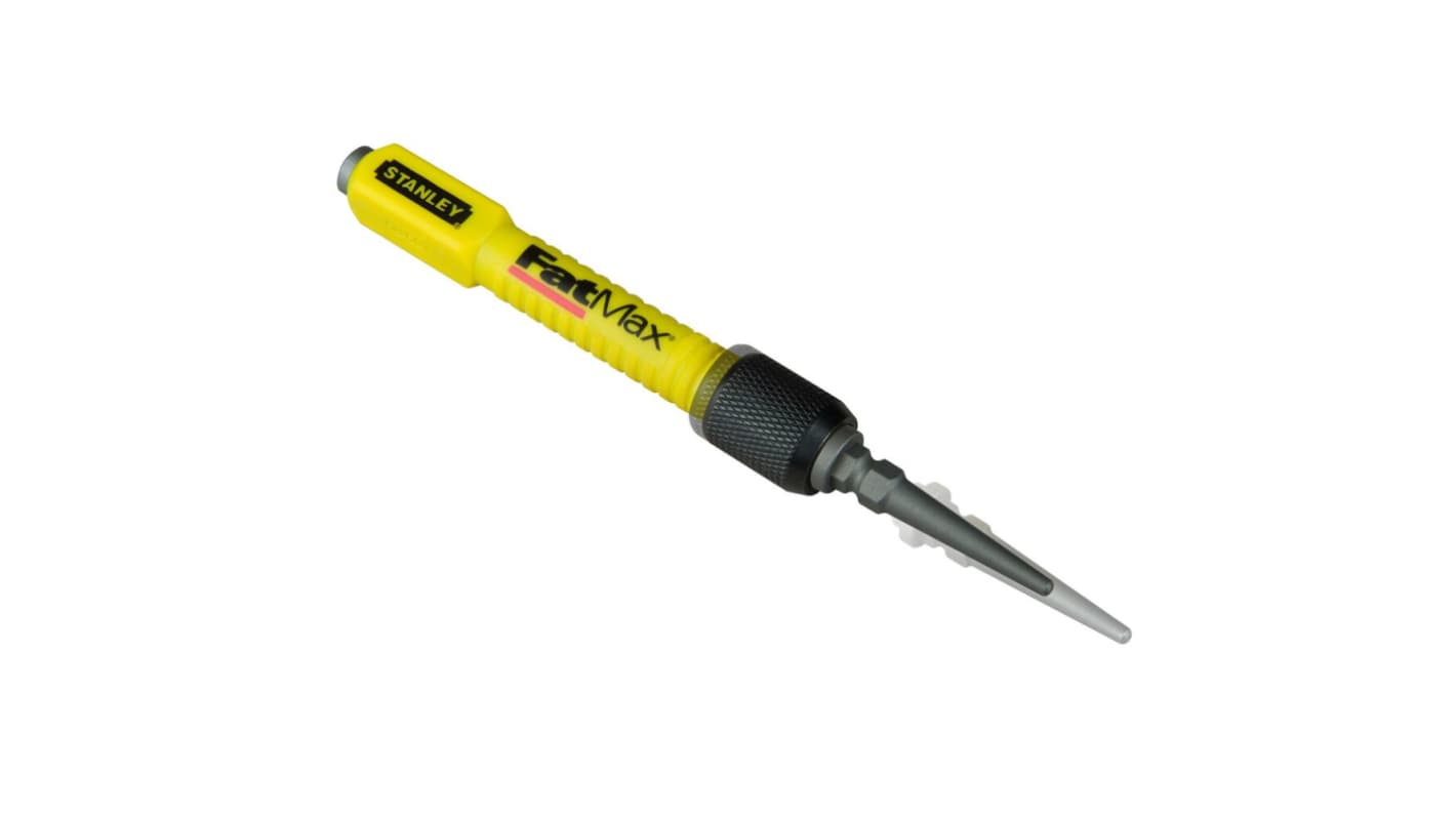 Stanley 4-Piece Punch, Centre Punch, 1.6 mm Shank, 76 mm Overall