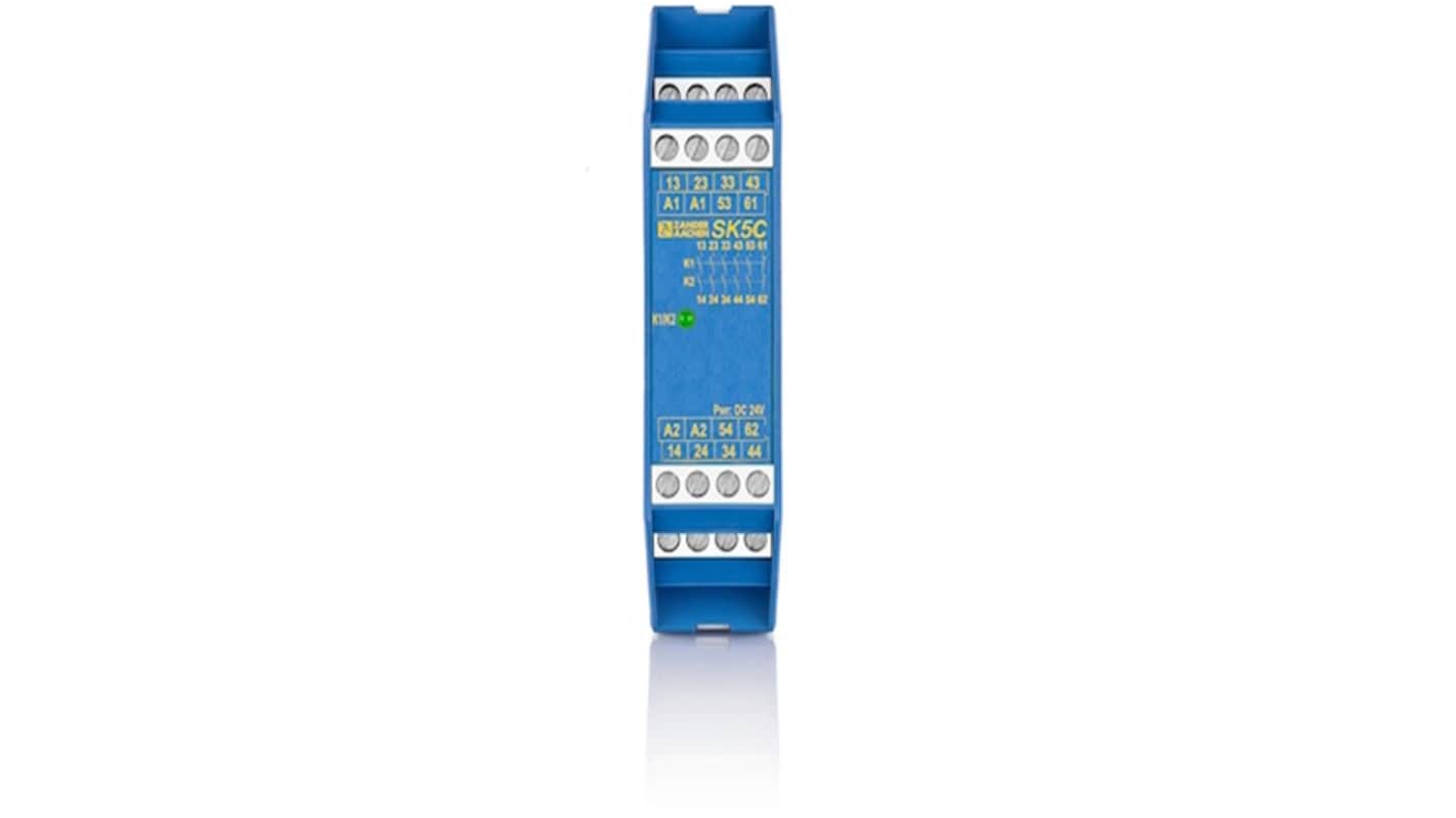 ZANDER AACHEN SK5C SR5C Safety Relay 24V, Single Channel 6 Safety Contacts