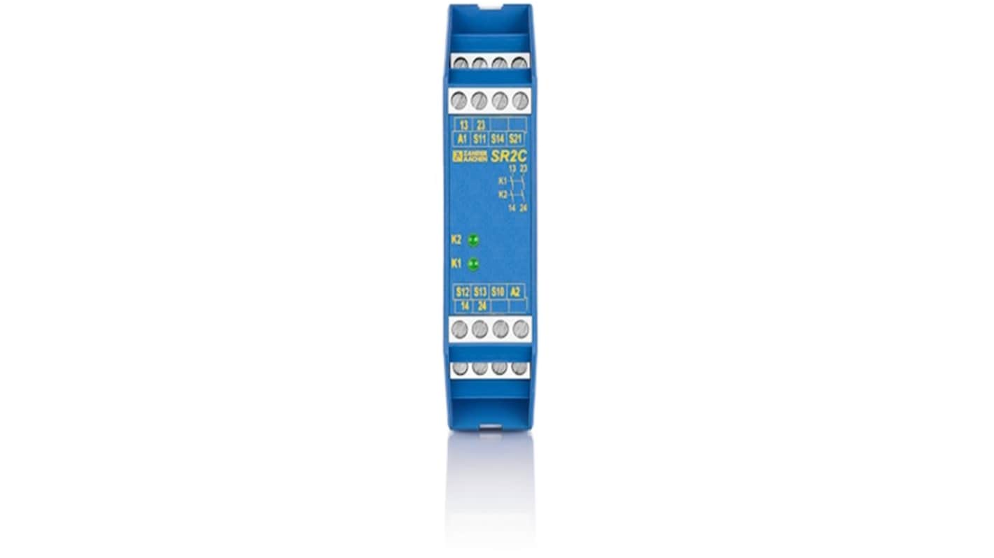ZANDER AACHEN SR2C SR2C Safety Relay 24V, Single/Dual-Channel 2 Safety Contacts