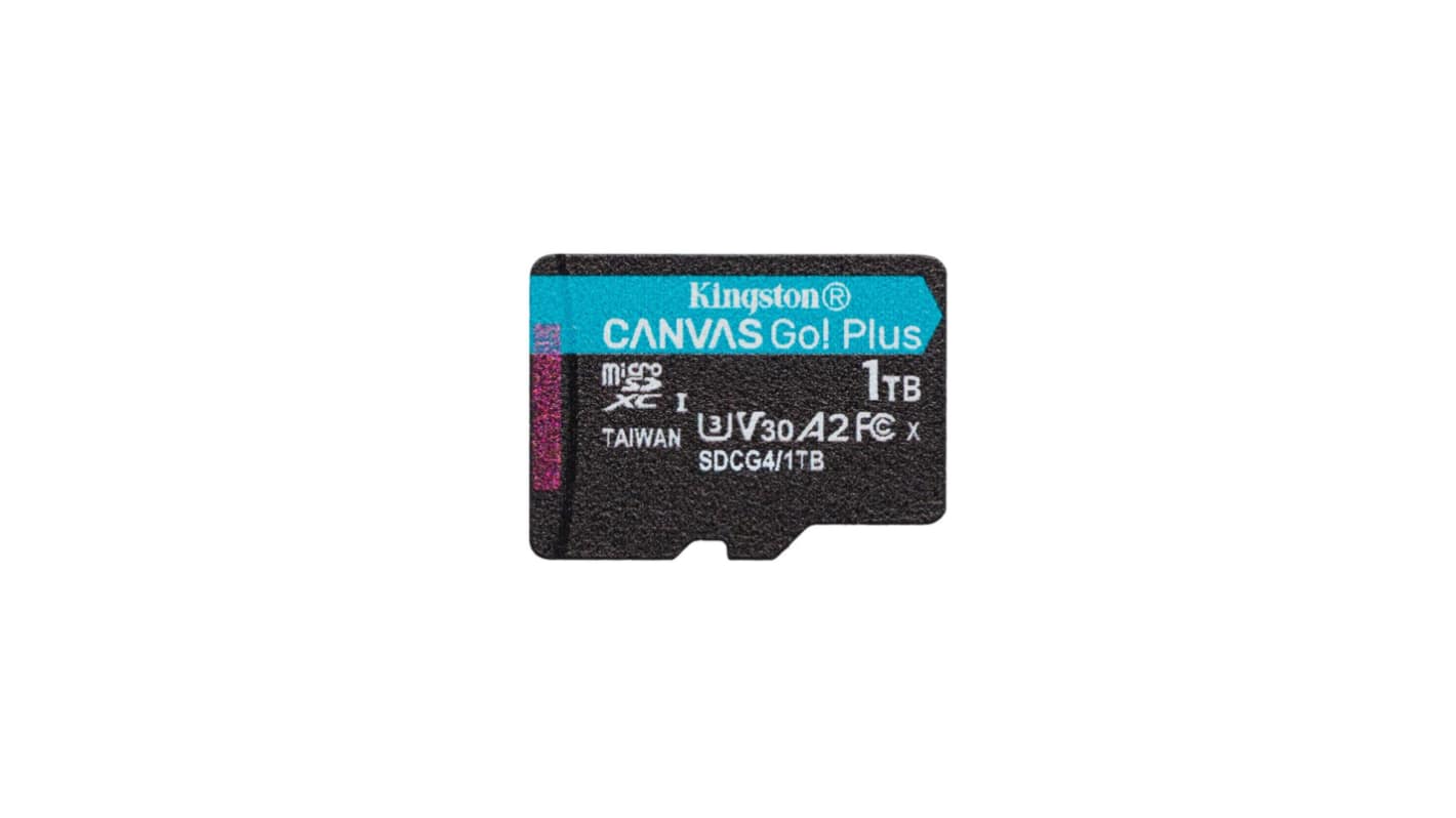 Kingston 1 TB MicroSDXC卡, A2, Class 10, U3, UHS-I, V30, Canvas系列