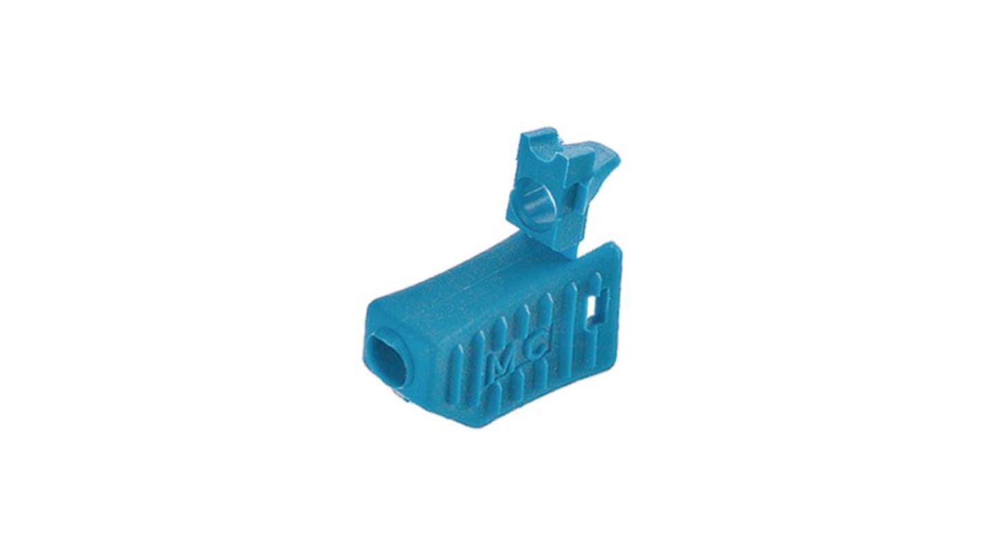 Staubli, Blue PVC, TPE Test Clip Insulator For Test Clip