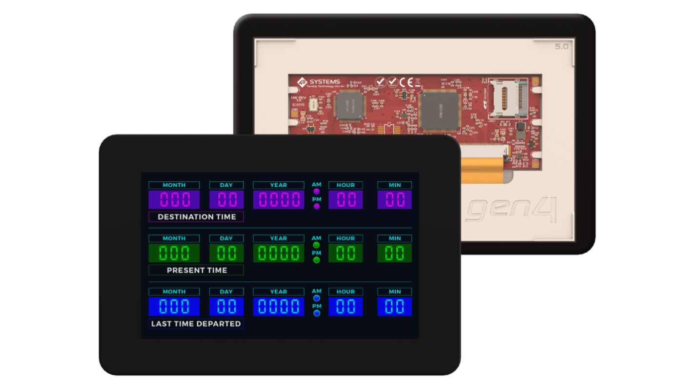 4D Systems gen4-uLCD-50D-SB TFT LCD Colour Display, 5in, 800 x 480pixels
