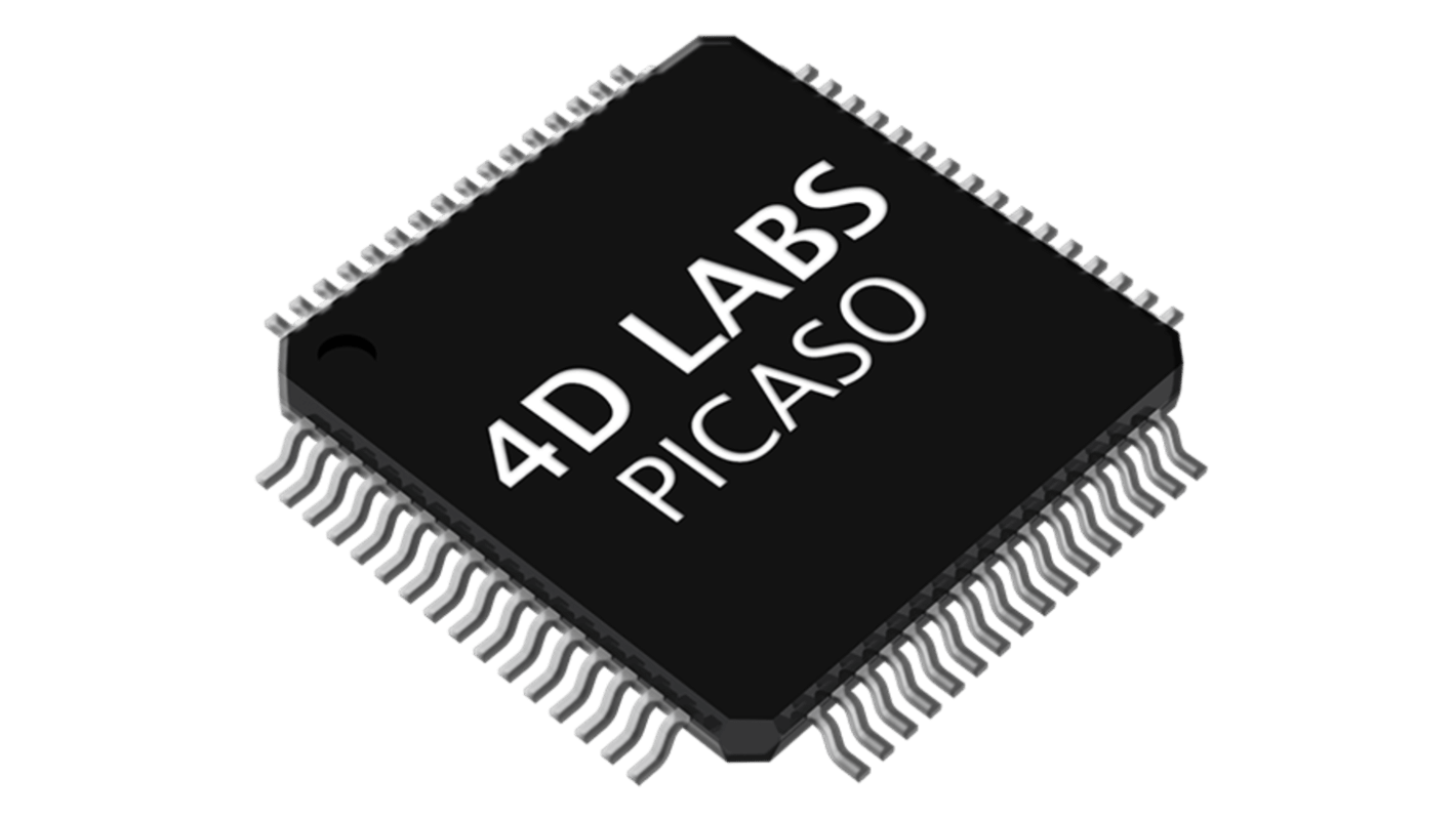 PICASO, Graphics Controller I2C, SPI 64-Pin TQFP