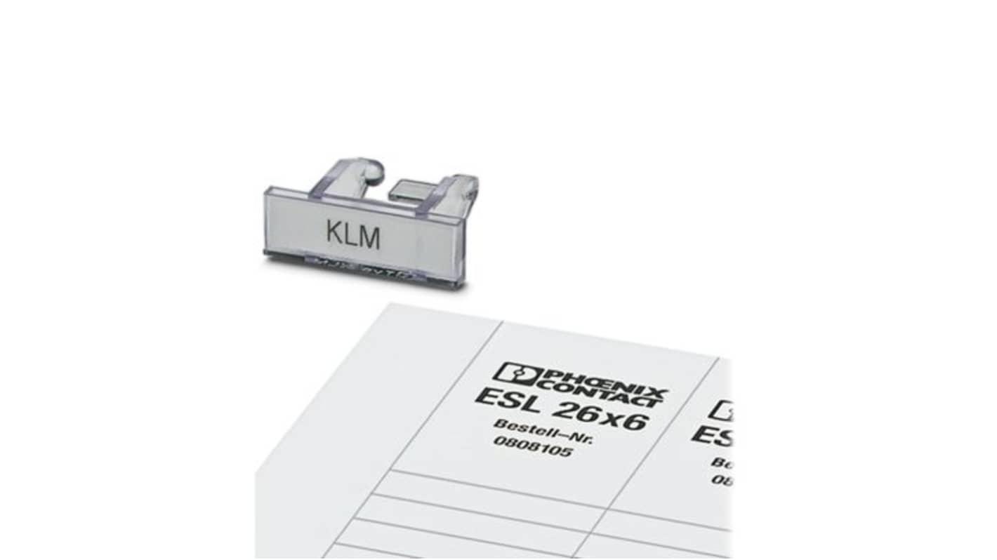 Phoenix Contact, EMLP Marker Carrier for use with Terminal Blocks