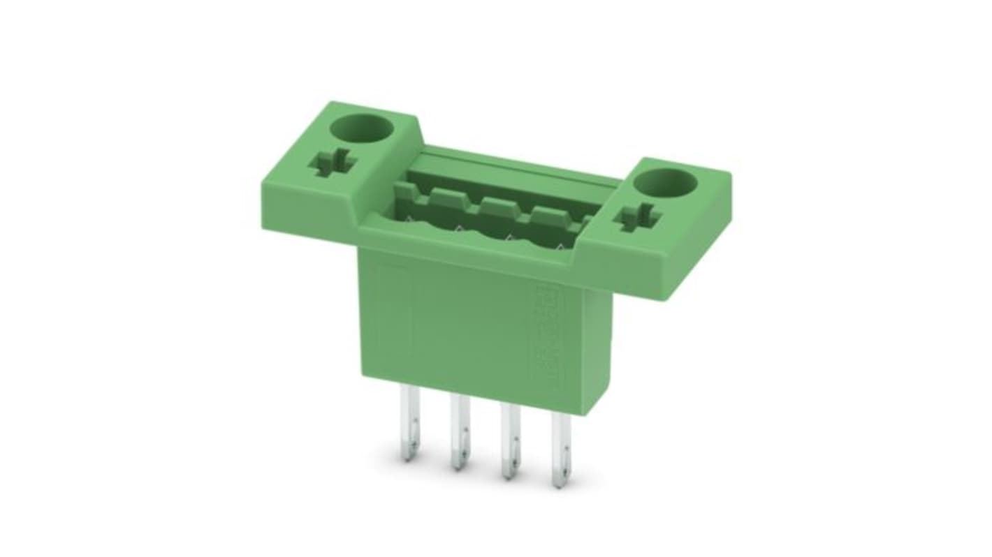 Phoenix Contact, 5mm Pitch, 5/..-G, DFK-MSTB 2, 4 Way, , Pluggable Terminal Block, Feed Through Header, Feed Through,