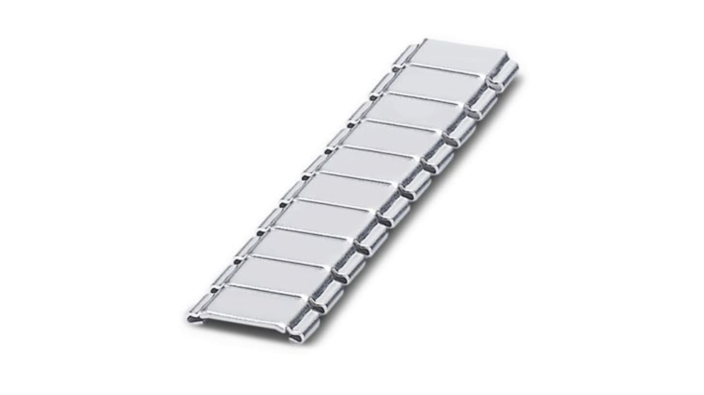 Phoenix Contact SD-WMTBS Slide On Cable Marker, Silver, 1 → 63mm Cable, for Conductors And Cables, 0826666