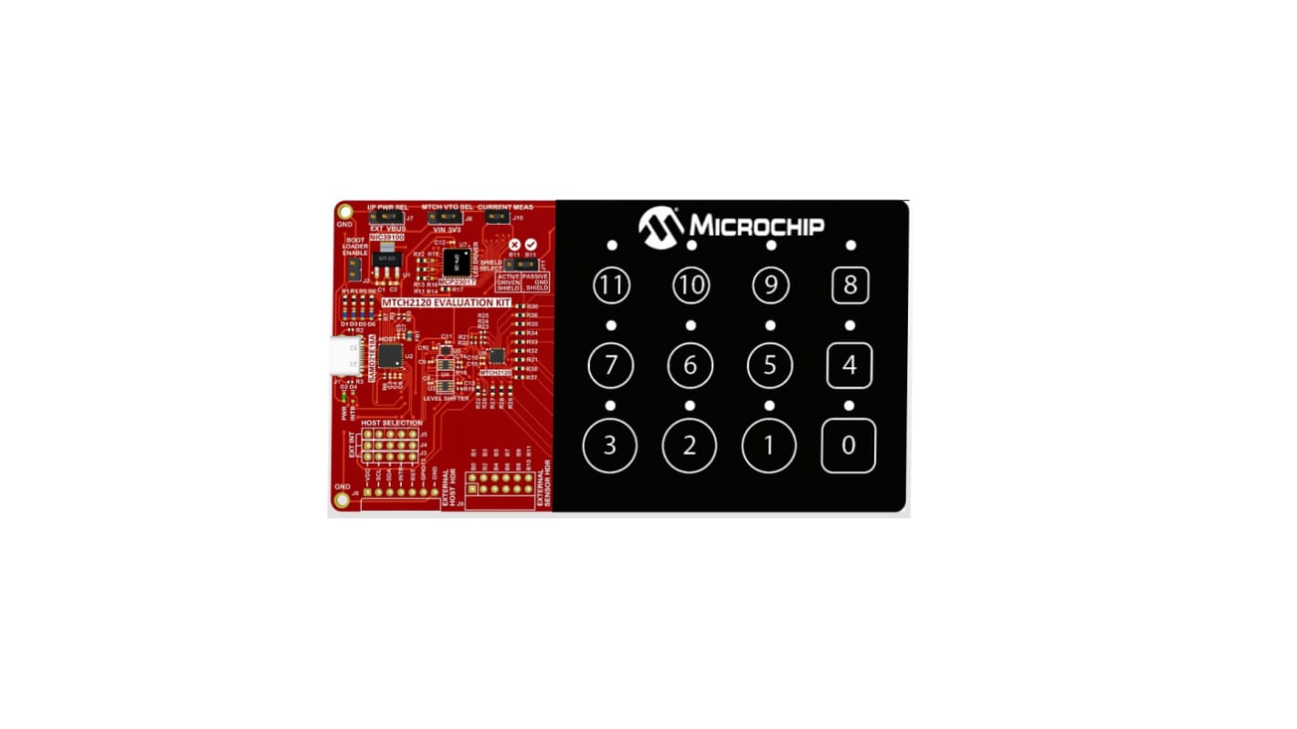 Microchip MTCH2120 Evaluation Kit Evaluation Kit Evaluation Kit for MTCH2120