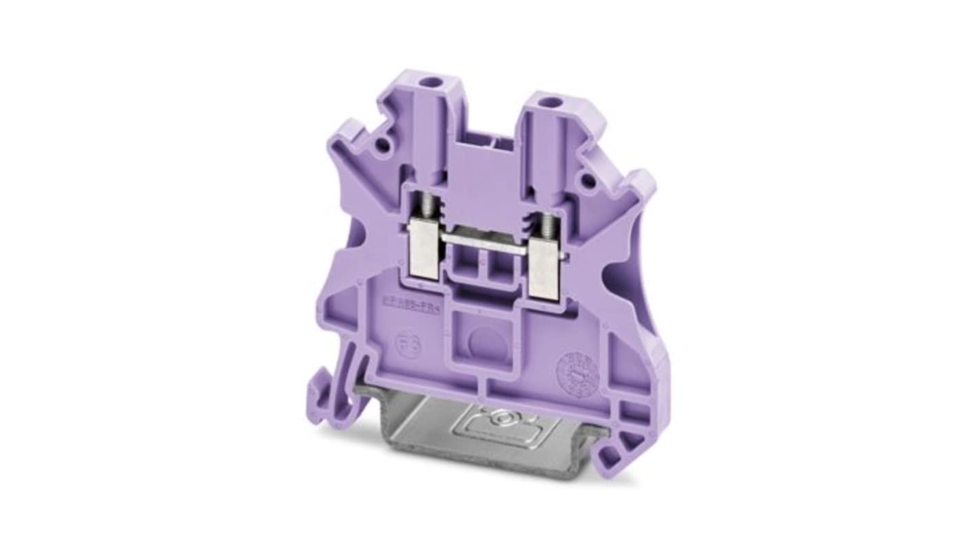 Phoenix Contact 1467080 Violet, 1.5mm², 1-Level, Screw Termination