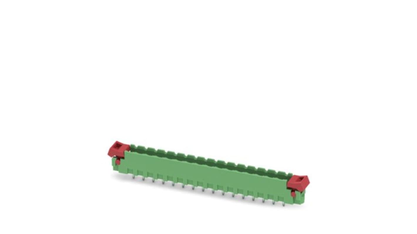 Phoenix Contact Straight Solder Mount PCB Header, 16 Contact(s), 5.08mm Pitch, 1 Row(s), Shrouded