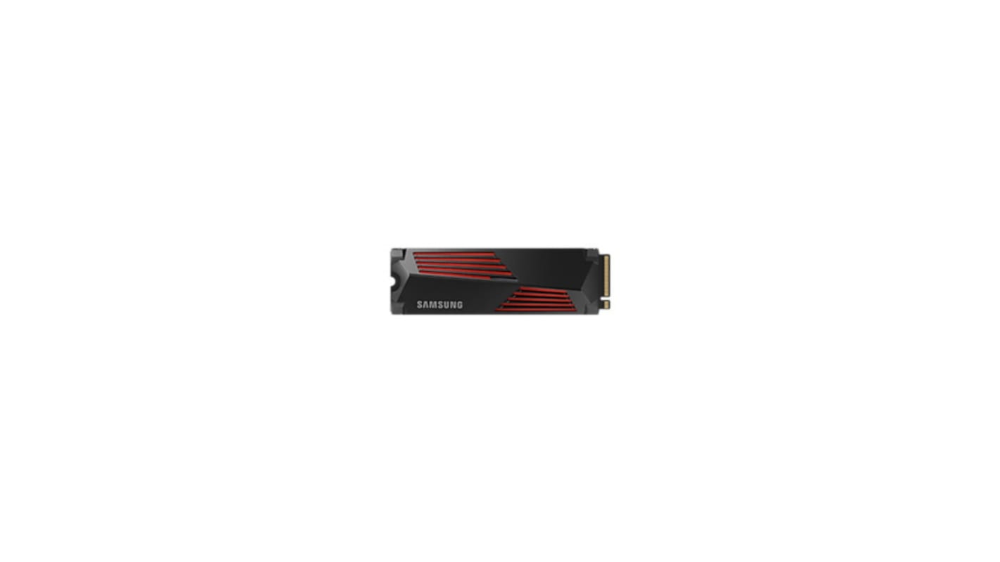 Samsung 2TB固态硬盘 SSD, PCIe Gen 4.0 x4 NVMe接口, M.2, 带散热器的三星固态硬盘 990 PRO, V-NAND TLC