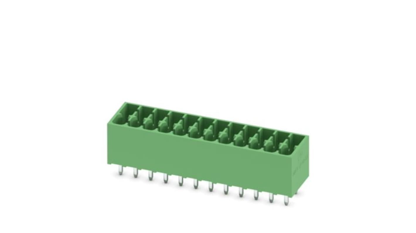Phoenix Contact Straight Wave Soldering PCB Header, 24 Contact(s), 3.5mm Pitch, 2 Row(s), Unshrouded
