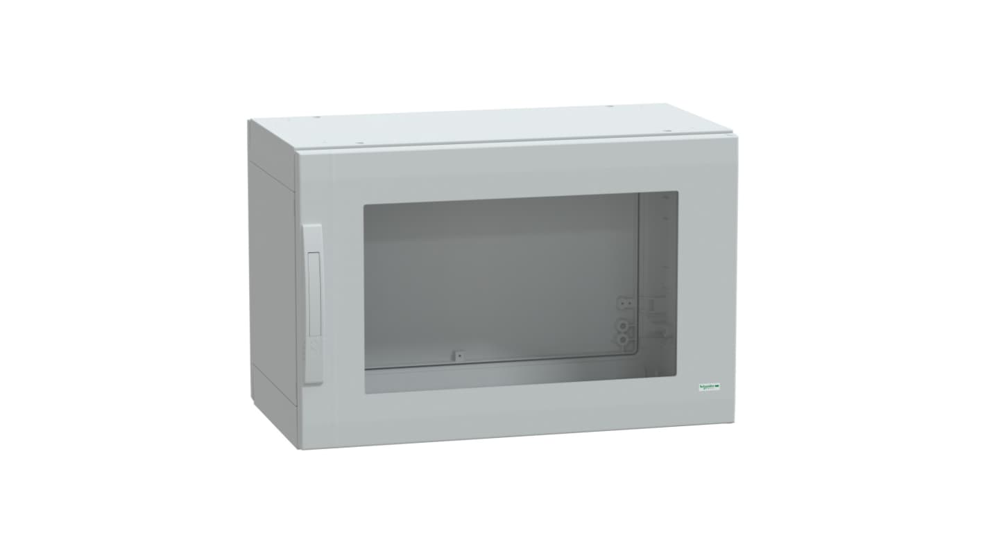Schneider Electric NSY Series Fibreglass Reinforced Polyester Single-Door-Door Floor Standing Enclosure, Transparent