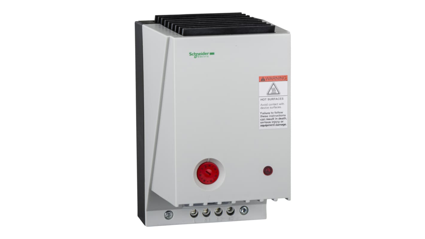 Schneider Electric Enclosure Heater, 120V ac, 400 → 550W Output, 0 → 60°C, 220mm x 150mm x 150mm