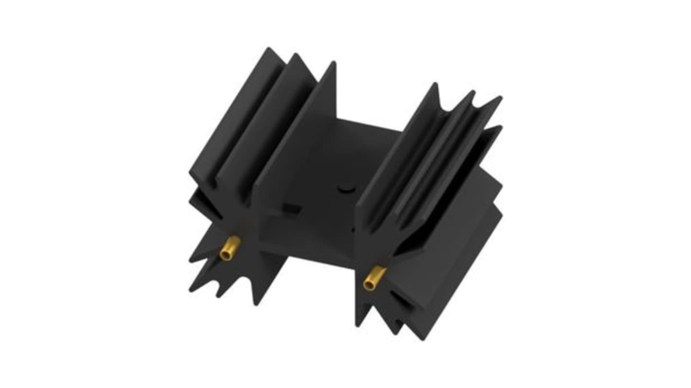 Fischer Elektronik Heatsink, PGA, 6.5K/W, 38.1 x 42 x 25mm, PCB Mount