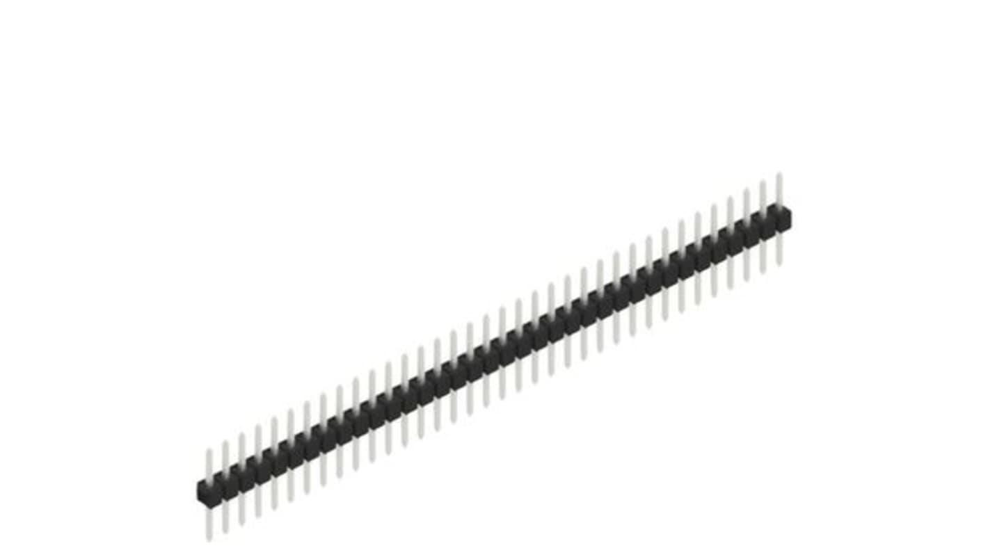 Fischer Elektronik SL Series Straight Through Hole PCB Header, 36 Contact(s), 2.54mm Pitch, 1 Row(s), Unshrouded