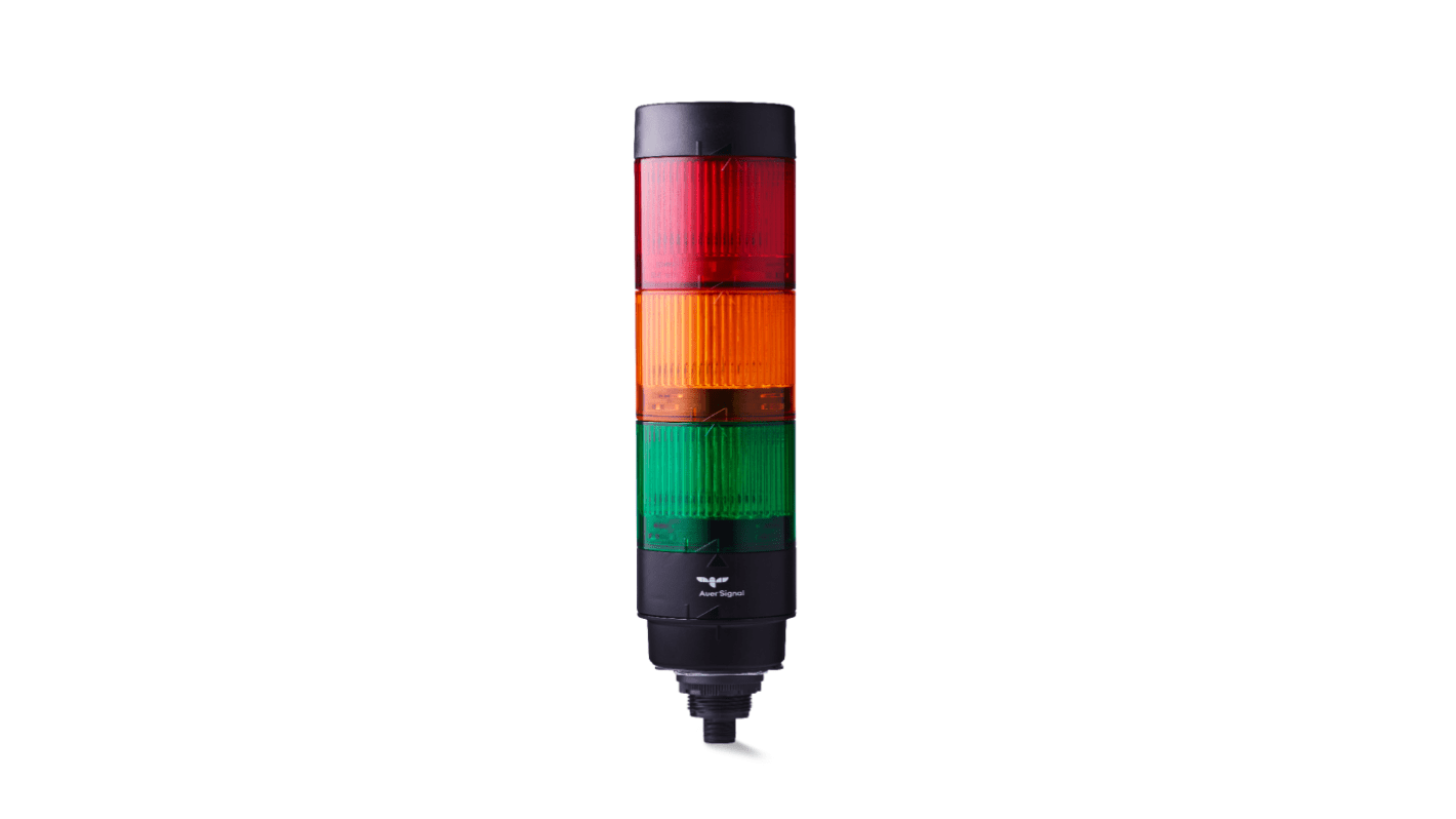 AUER Signal LED多层警示灯, 3个发光元件, 24 V电源, CT5系列