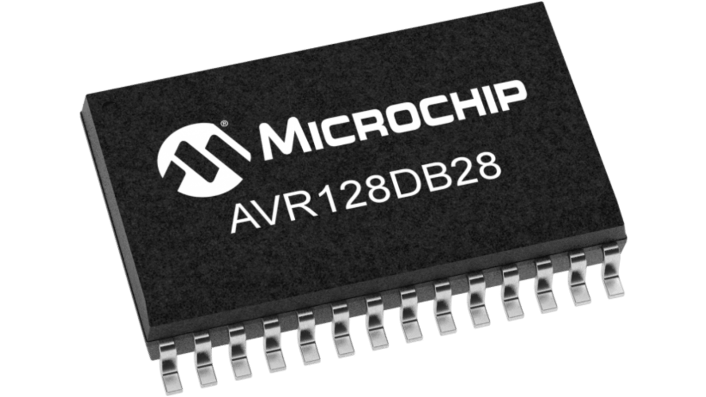 Microchip AVR, AVR12 Microcontroller, 128 KB RAM, 28-Pin SOIC
