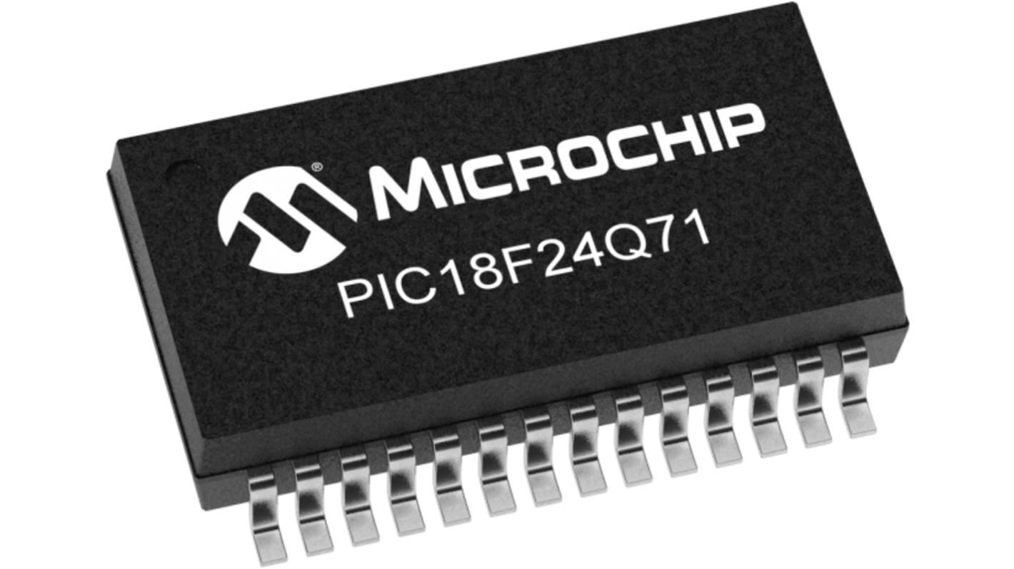 Mikrokontroler Microchip PIC18 SSOP 28-pinowy Montaż powierzchniowy PIC18F 16 KB Flash