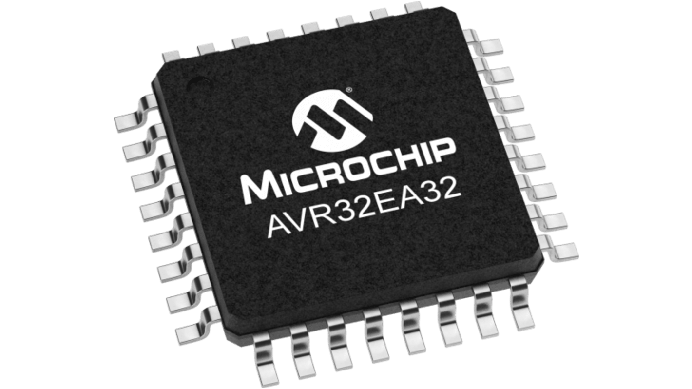 Microchip AVR, AVR32 Microcontroller, 32 KB RAM, 32-Pin TQFP