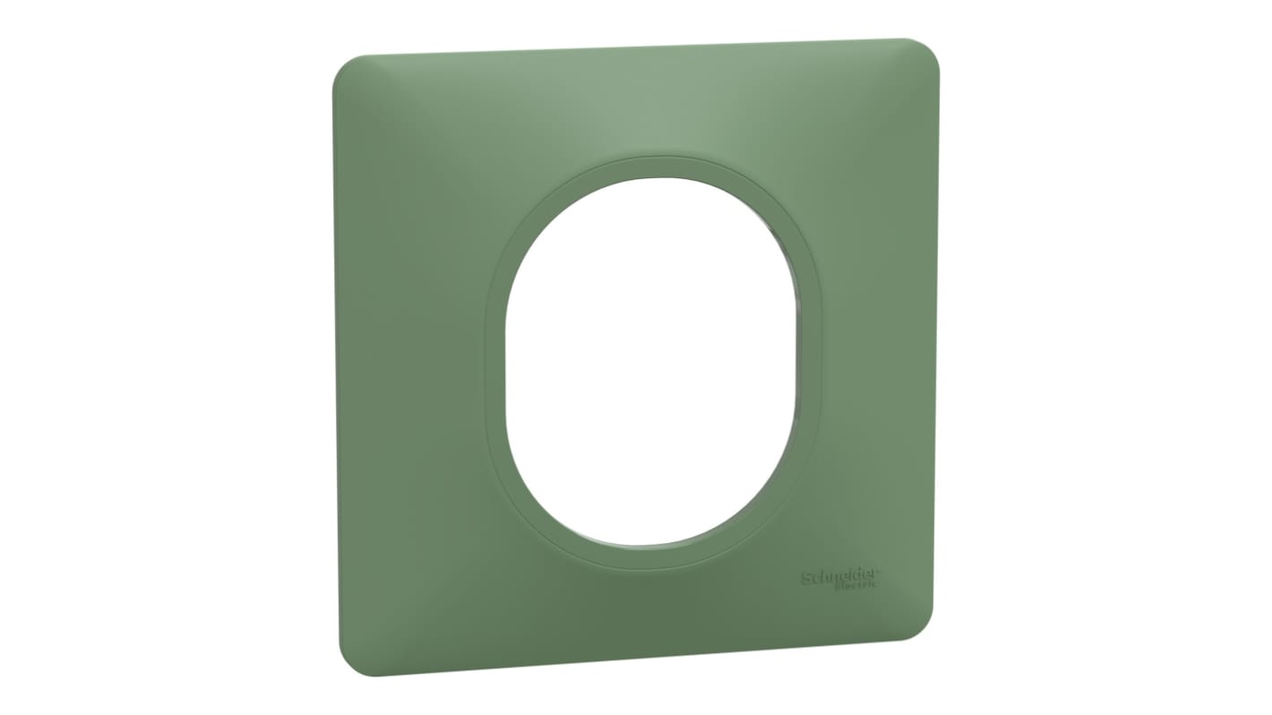 Schneider Electric 塑料灯开关面板, 绿色, 翘板开关, 1位, 87mm高