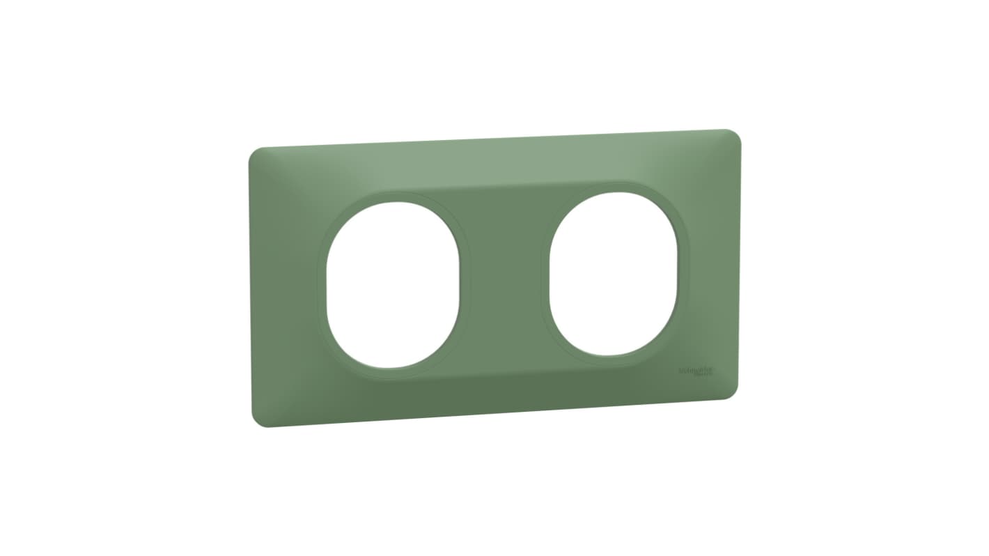 Green 2 Gang Light Switch Cover