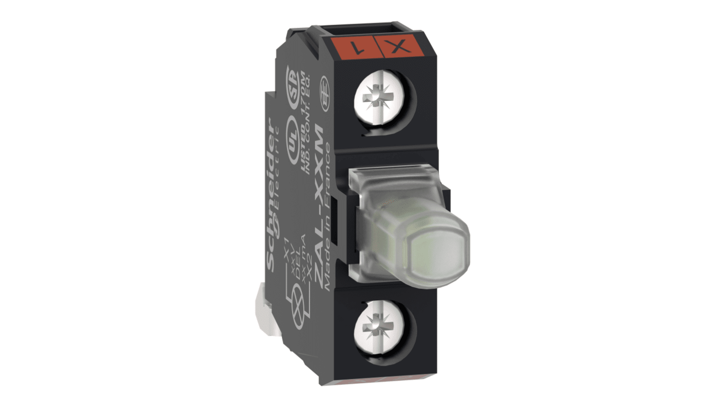 Harmony XB4/XB5 Series Contact Block for Use with Push Buttons, 24V, Red Light