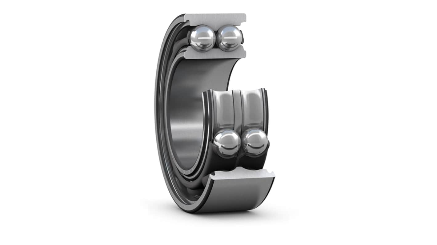 SKF 3208 A Double Row Angular Contact Ball Bearing- Open Type 40mm I.D, 80mm O.D