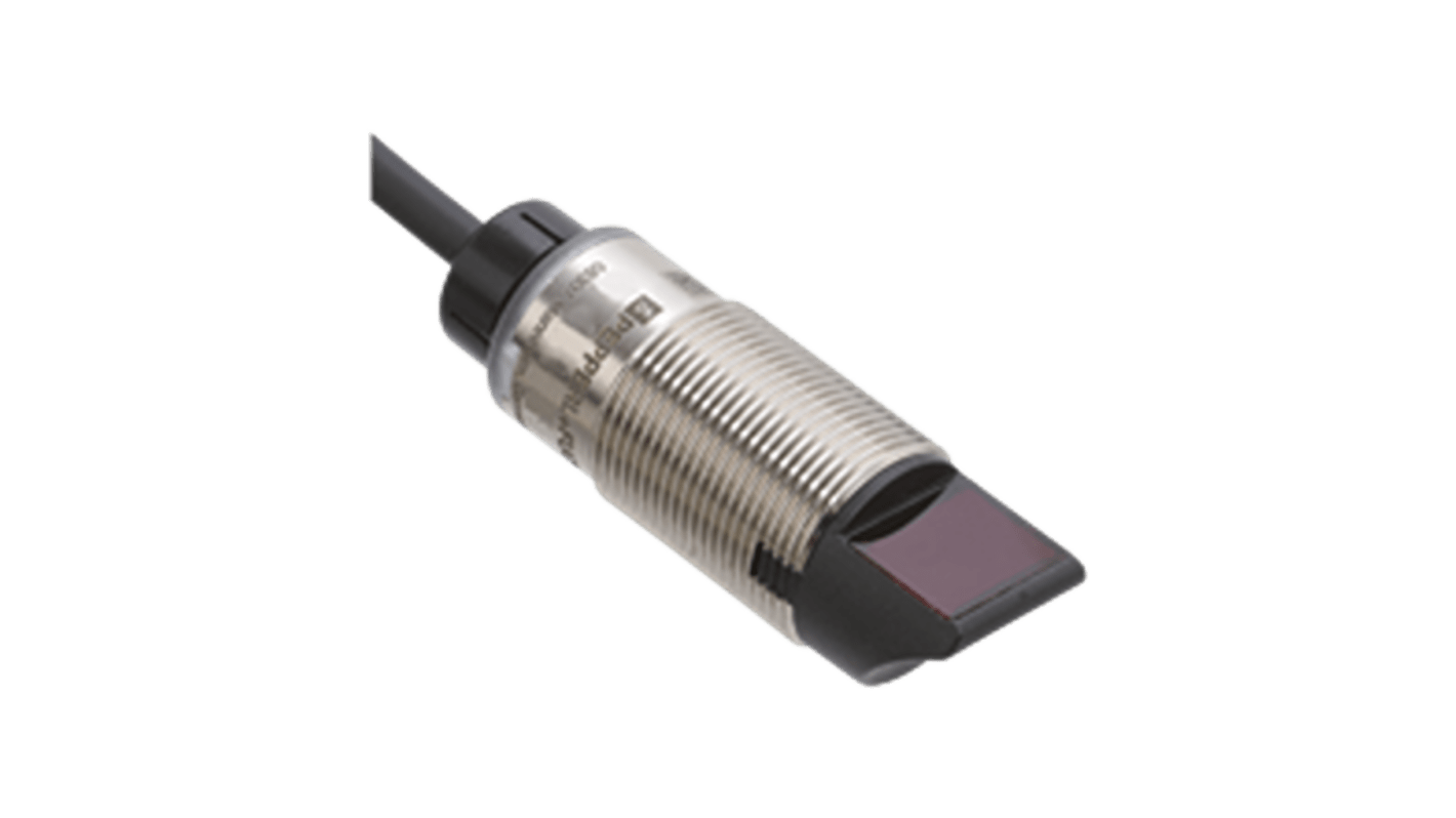 Pepperl + Fuchs Retroreflective Photoelectric Sensor, Cylindrical Sensor, 0 → 5 m Detection Range