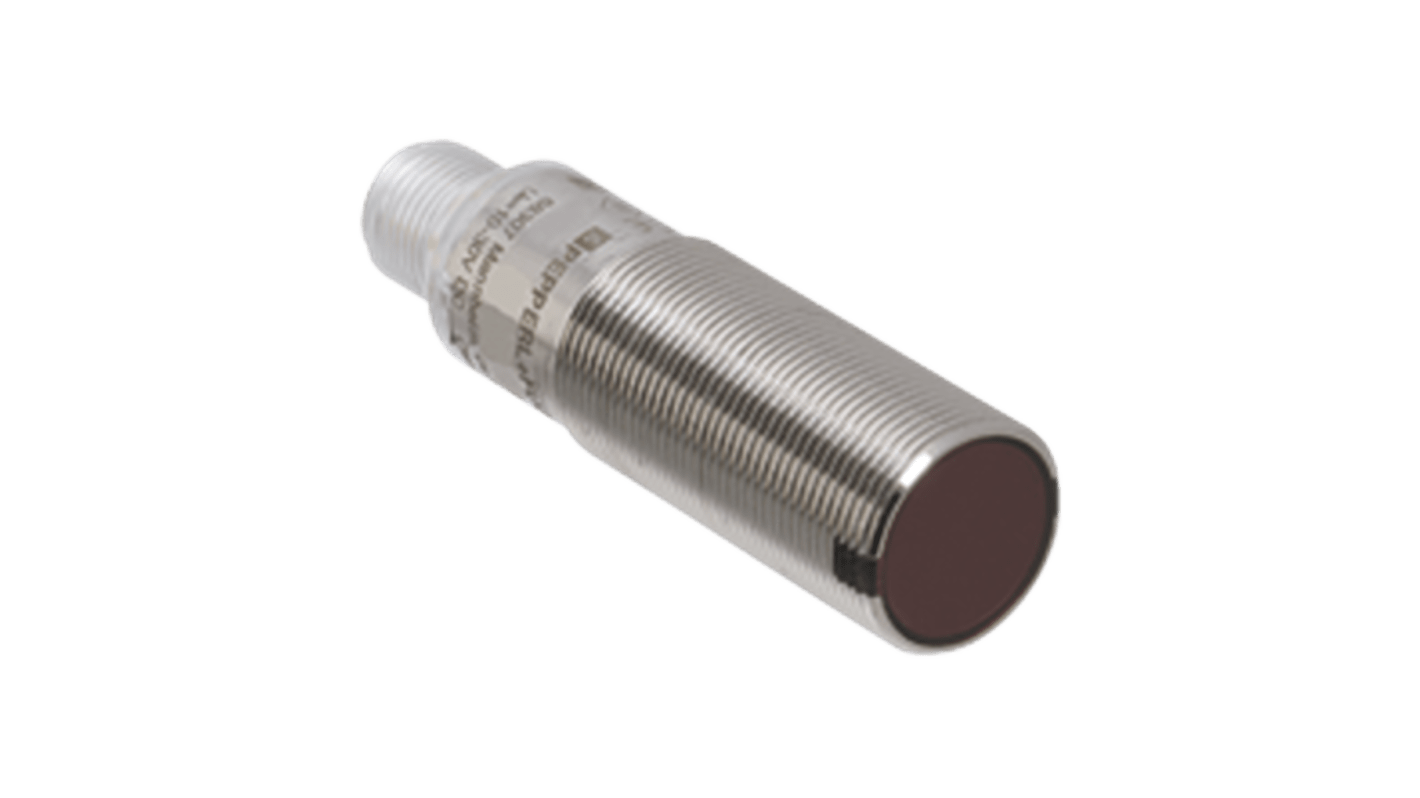 Pepperl + Fuchs Background Suppression Photoelectric Sensor, Cylindrical Sensor, 10 → 150 mm Detection Range