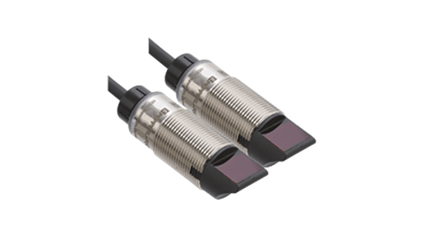 Pepperl + Fuchs Through Beam Photoelectric Sensor, Cylindrical Sensor, 0 → 15 m Detection Range