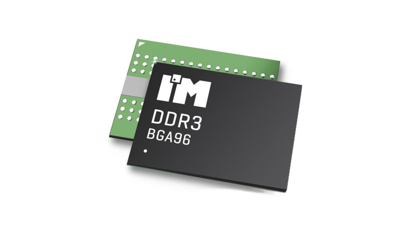 Intelligent Memory IM8G16D3FFBG-107, SDRAM 8GBit Surface Mount, 933MHz, 96-Pin 96-ball FBGA