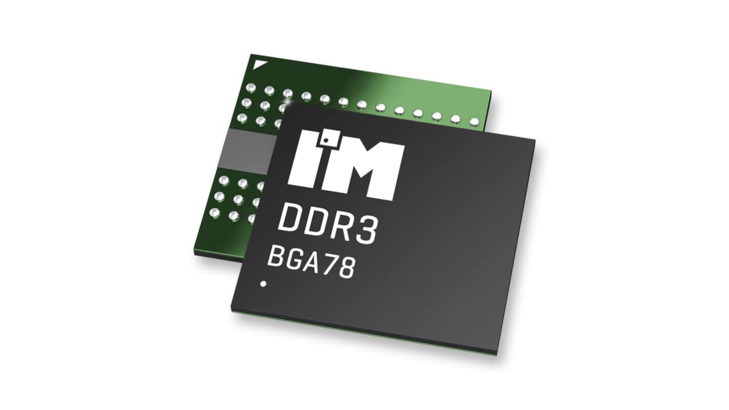 Intelligent Memory IM8G08D3FFBG-107, SDRAM 8GBit Surface Mount, 933MHz, 78-Pin 78-ball FBGA