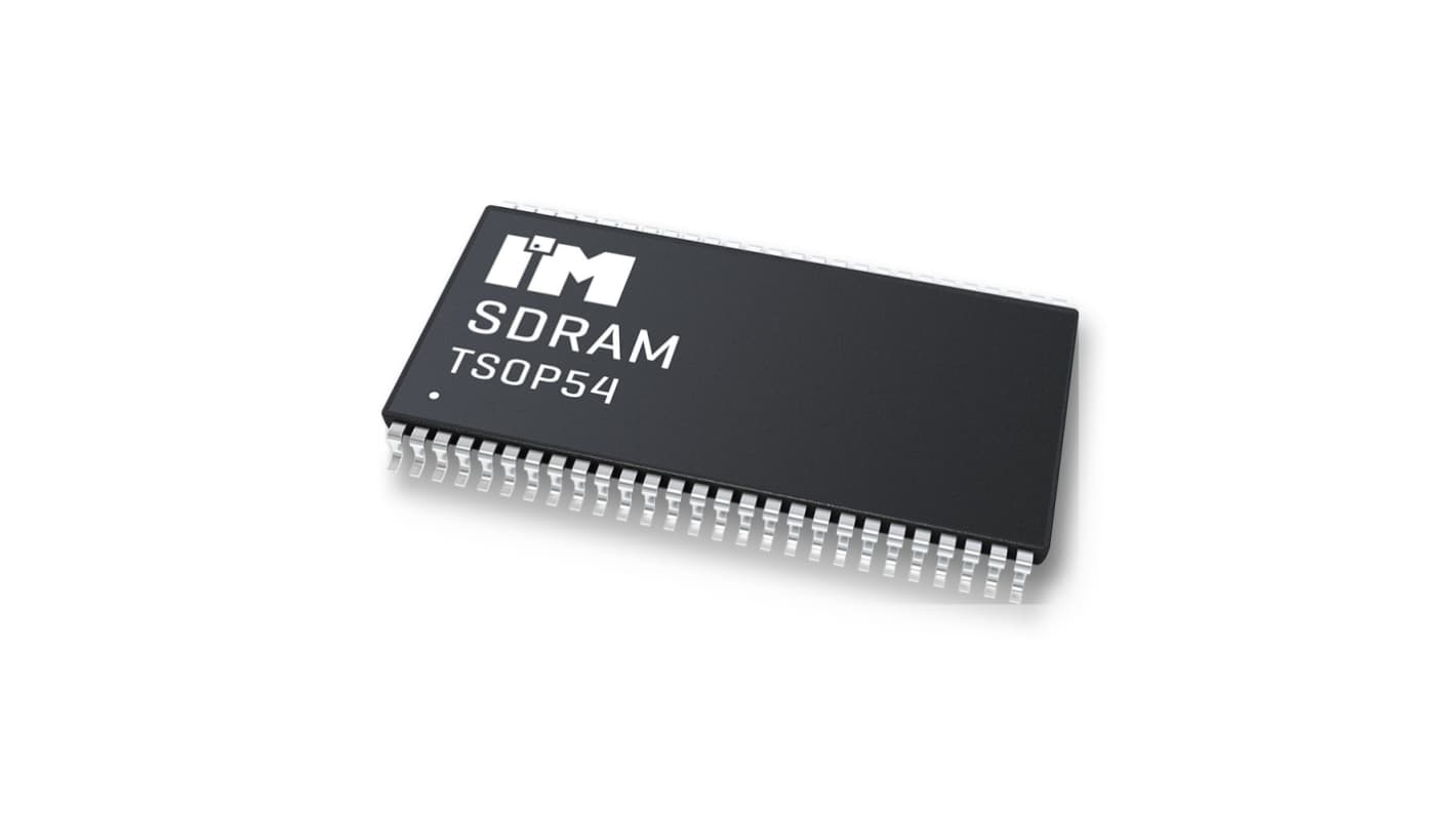 Intelligent Memory IME5108SDBETG-75, SDRAM 512Mbit Surface Mount, 133MHz, 54-Pin FBGA